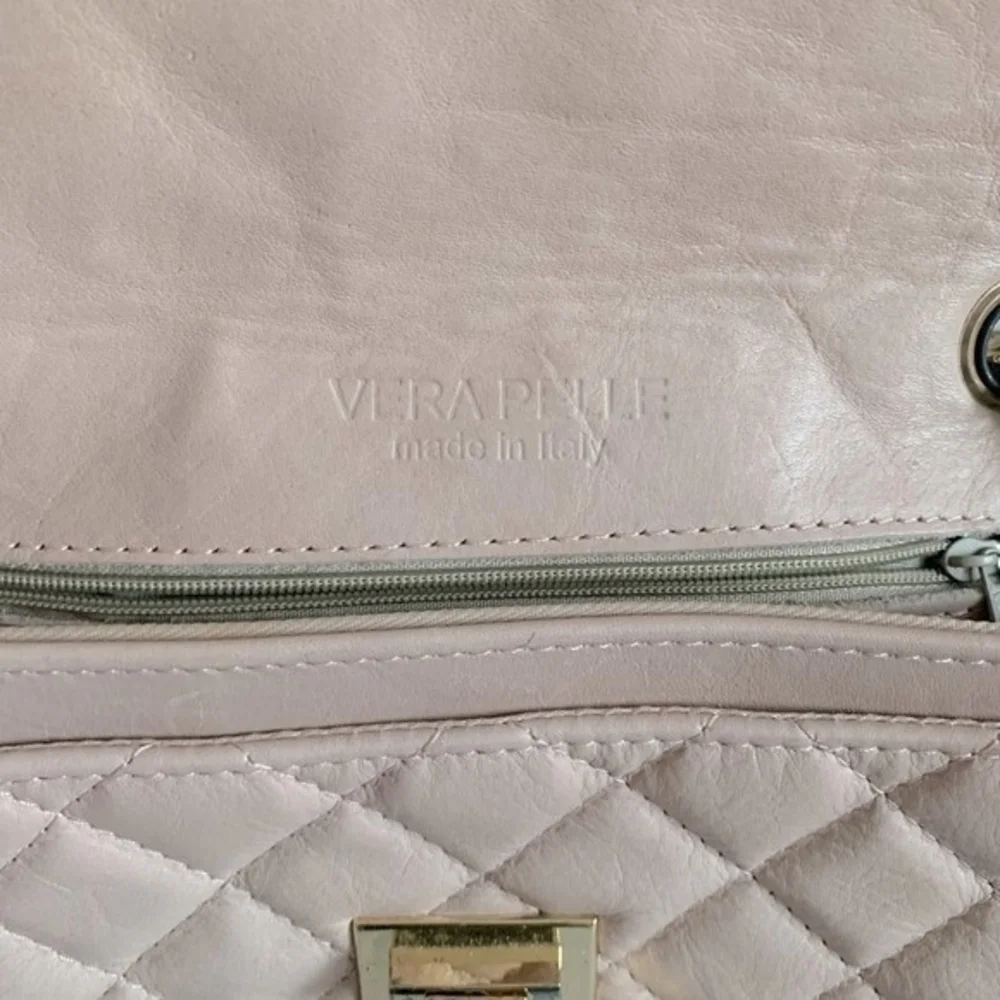 Chiaroscuro Charlotte Pale Pink Leather Shoulder Bag Crossbody Tote Women's G+